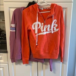 Victoria Secret PINK two hoodie sweatshirts